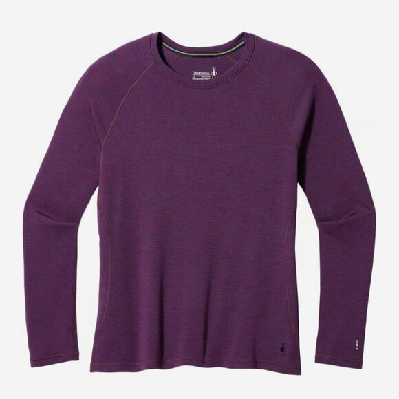 Smartwool 100% Merino TOP 2XL, 250 gsm, Purple Iris Heather NWOT - Picture 2 of 14